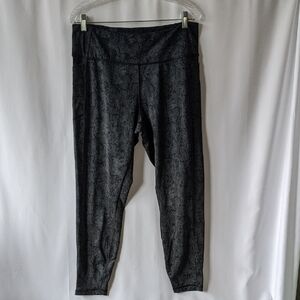 Victoria's Secret Black Snakeskin Leggings